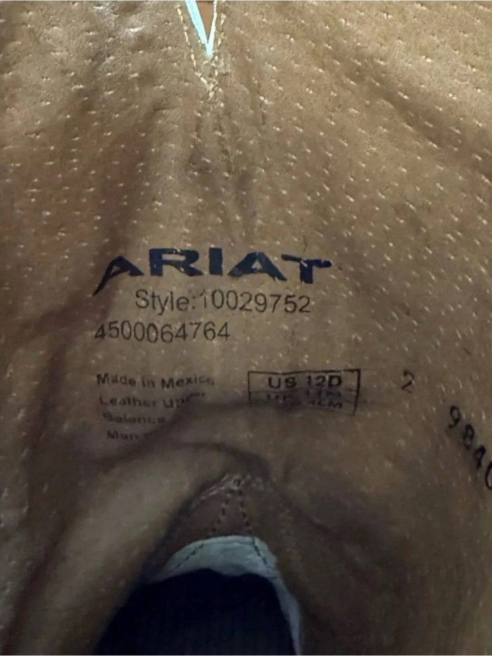 Ariat great used
